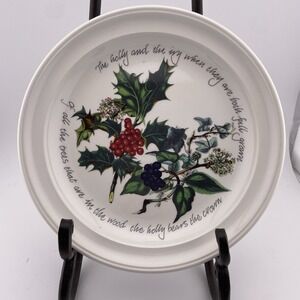 Portmeirion The Holly & The Ivy Christmas 8.5" Salad Plate Britain Set of 2